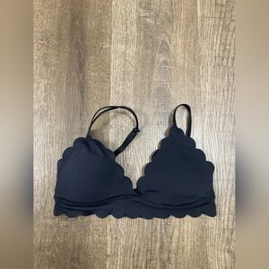 Black Scalloped Bralette